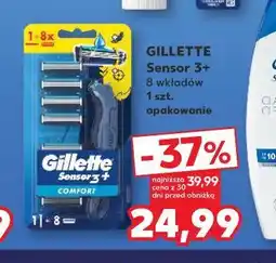 Kaufland Maszynka do golenia + 8 wkładów Gillette Sensor 3 oferta