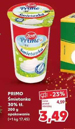 Kaufland Śmietanka 30% Zott Primo oferta