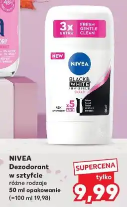 Kaufland Antyperspirant clear Nivea Invisible Black & White oferta