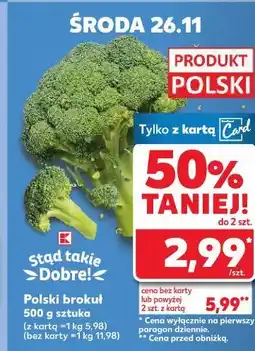 Kaufland Brokuł K-Classic Stąd Takie Dobre! oferta