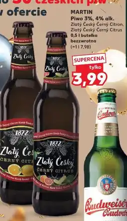 Kaufland Piwo Zlaty Cesky Cerny Citrus oferta