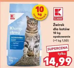 Kaufland Żwirek dla kotów K-Classic oferta
