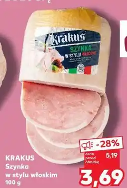 Kaufland Szynka w stylu włoskim Krakus Animex oferta