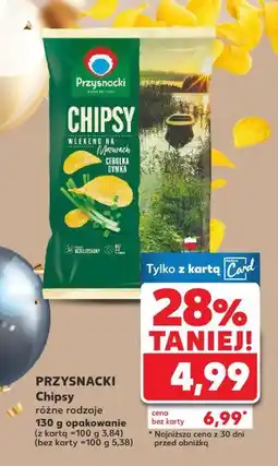Kaufland Chipsy cebulka dymka Przysnacki oferta