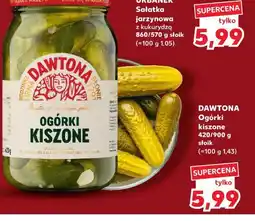 Kaufland Ogórki kiszone Dawtona oferta
