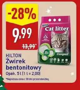 ALDI Żwirek bentonitowy Hilton oferta