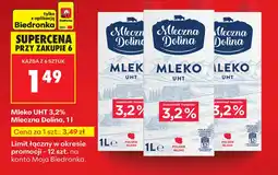 Biedronka Mleko Mleczna Dolina oferta