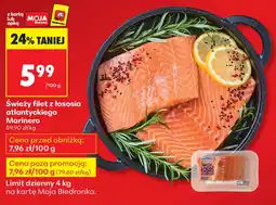 Biedronka Filet z łososia Marinero oferta