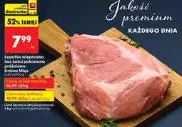 Biedronka Łopatka bez kości Biedronka oferta