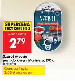 Biedronka Szprot w sosie Marinero oferta