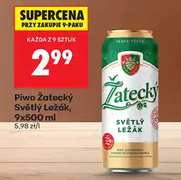 Biedronka Piwo Zatecky oferta