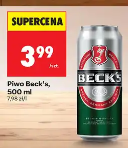 Biedronka Piwo Beck's oferta