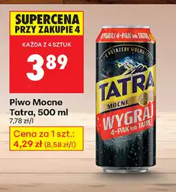 Biedronka Piwo Tatra oferta