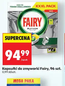 Biedronka Kapsułki do zmywarki Fairy oferta