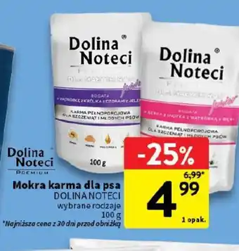 Mokra karma dla psa Dolina Noteci