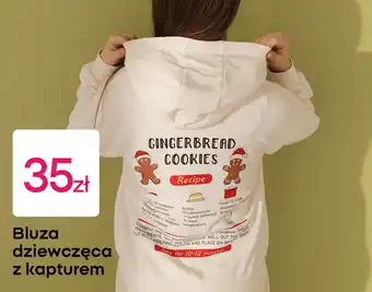 Bluza dziewczęca z kapturem