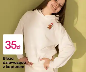 Bluza dziewczęca z kapturem