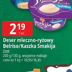 E.Leclerc Deser mleczno-ryżowy Belriso/Kaszka Smakija oferta