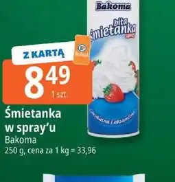 E.Leclerc Smietanka w spray'u oferta