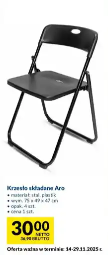 Makro Krzesło składane Aro oferta