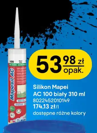 Silikon Mapei AC 100 biały