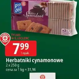 E.Leclerc Herbatniki cynamonowe oferta