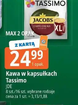 E.Leclerc Kawa w kapsułkach Tassimo oferta
