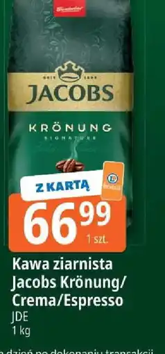 E.Leclerc Kawa ziarnista Jacobs Krönung oferta
