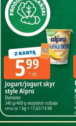 E.Leclerc Jogurt/jogurt skyr style Alpro oferta