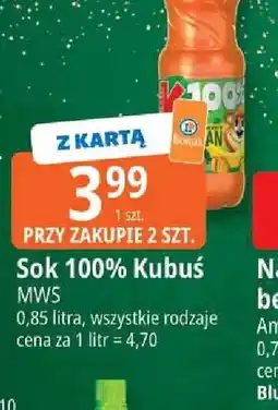 E.Leclerc Sok 100% Kubuś oferta