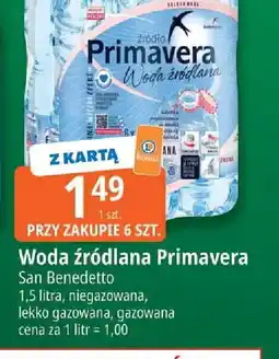 E.Leclerc Woda źródlana Primavera oferta