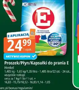 E.Leclerc Proszek/Płyn/Kapsułki do prania E oferta