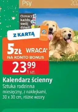 E.Leclerc Kalendarz ścienny oferta