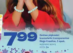 Twój Market Zestaw piękności bransoletki transparentne Mega Creative oferta