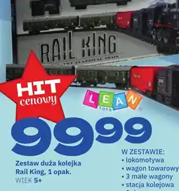 Twój Market Zestaw duża kolejka Rail King oferta