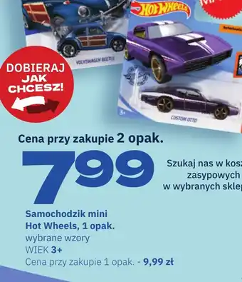 Samochodzik mini Hot Wheels