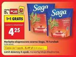 Biedronka Herbata ekspresowa czarna Saga, 75 torebek oferta
