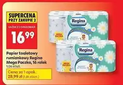 Biedronka Papier toaletowy rumiankowy Regina Mega Paczka , 16 rolek oferta
