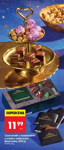 Biedronka Czekoladki z nadzieniem o smaku miętowym Biedronka oferta