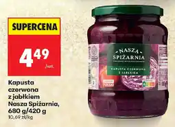 Biedronka Kapusta czerwona z jabłkiem Nasza Spiżarnia oferta