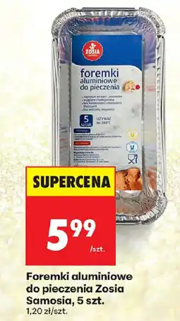 Biedronka Foremki aluminiowe do pieczenia Zosia Samosia oferta