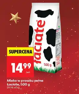 Biedronka Mleko w proszku pełne Łaciate oferta