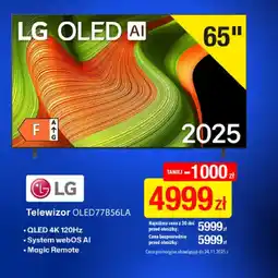 RTV EURO AGD LG Telewizor OLED77B56LA oferta