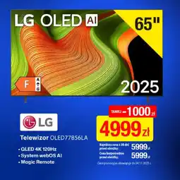 RTV EURO AGD LG Telewizor OLED77B56LA oferta