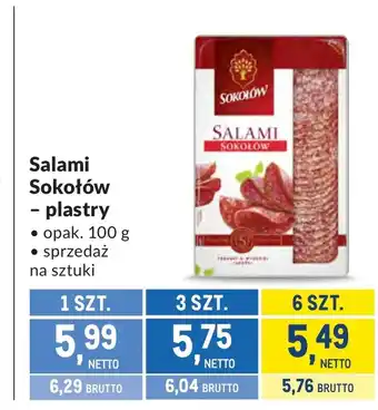 Makro Salami Sokołów oferta