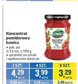 Makro Koncentrat pomidorowy Łowicz oferta