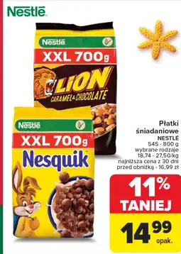 Carrefour Płatki śniadaniowe Nestle oferta
