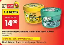 Biedronka Maska do włosów Fructis oferta