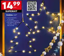 Biedronka Ozdoba led Renifer oferta