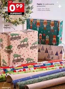 Biedronka Papier do pakowania oferta